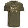 Simms Fly Patch T-Shirt, Military Heather