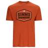 Simms Fly Patch T-Shirt, Adobe Heather