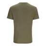 Simms Stacked Logo Bass T-Shirt, Military Heather