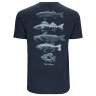 Simms Species T-Shirt, Navy Heather