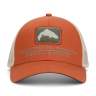 Simms Double Haul Icon Trucker, Simms Orange