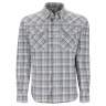 Simms Brackett LS Shirt, Sterling Plaid