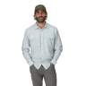 Simms No-See-Um Bugstopper LS Shirt, Bimini Blue Heather
