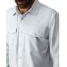 Simms No-See-Um Bugstopper LS Shirt, Bimini Blue Heather