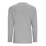 Simms Logo LS Shirt, Cinder Heather