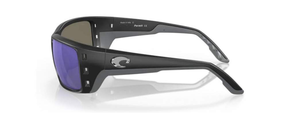 Costa Permit, Blue Mirror 580G, Matte Black